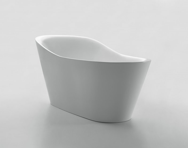 BelBagno Ванна акриловая отдельностоящая 180x82 см, без перелива, цвет: белый глянцевый Bb63-1800-W0