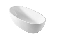 BelBagno Ванна акриловая отдельностоящая 169x82 см, без перелива, цвет: белый глянцевый Bb69-1700-W0