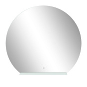 BelBagno Зеркало d90 см, с подсветкой по периметру и выключателем, цвет: хром глянцевый Spc-Rng-900-Led-Tch-Mens