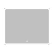 BelBagno Зеркало 100x80h см, с подсветкой по периметру, подогревом и выключ., цвет: хром глянцевый Spc-Mar-1000-800-Led-Tch-Warm