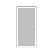 BelBagno Зеркало-шкаф для ванной комнаты 40x15,5x80h см, LED подсветка, цвет: белый матовый Spc-Mar-400/800-1A-Led-Tch