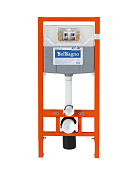 BelBagno Инсталляция для унитаза 50x115h см, с комплектом крепления и клавишей, цвет: черный матовый Bb001-120/Bb007-Pr-Nero.M