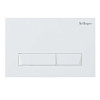 BelBagno Кнопка смыва для унитаза, ABS-пластик, цвет: белый глянцевый Bb009-Mr-Bianco