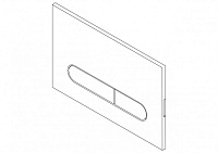 BelBagno Кнопка смыва для унитаза, ABS-пластик, цвет: хром глянцевый Bb010-Mr-Chrome