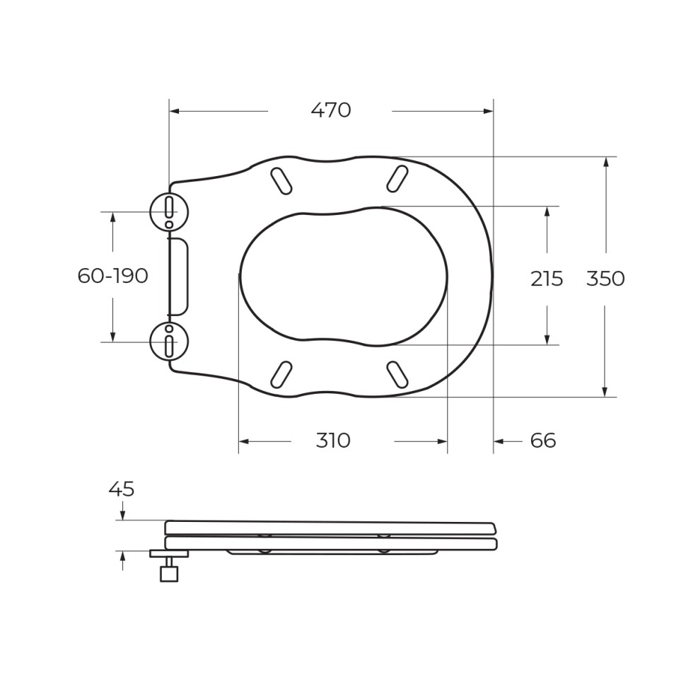 BelBagno Boheme Крышка-сиденье для унитаза, с микролифтом, цвет: белый глянцевый Bb115Sc