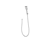 BelBagno Luce Душевой гарнитур: душевая лейка, держатель для душа, шланг 150см, цвет: хром глянцевый Luc-Dfs-Crm