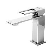 BelBagno Luce Смеситель для раковины, без донного клапана, длина излива 10,5см, цвет: хром глянцевый Luc-Lvm-Crm