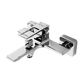 BelBagno Luce Смеситель для ванны накладной, длина излива 17,5 см, цвет: хром глянцевый Luc-Vas-Crm