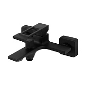 BelBagno Luce Смеситель для ванны накладной, длина излива 17,5 см, цвет: черный матовый Luc-Vas-Nero