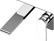 BelBagno Nova Смеситель для раковины встраиваемый, длина излива 16,5 см, цвет: нержавеющая сталь Nov-Blvm-In