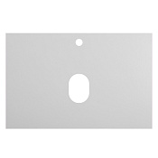 BelBagno Столешница универсальная с 1-м отверстием под раковину и смеситель, цвет: белый матовый KEP-70-BO