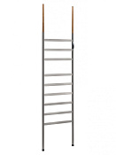 Wonzon & Woghand Bremen Полотенцесушитель электрический 47,5х180h см, правое, цвет: темный графит WW-A207-GM