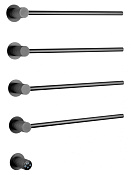 Wonzon & Woghand Munchen Полотенцесушитель электрический 52х61h см, левое, цвет: темный графит WW-A354-GM