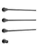 Wonzon & Woghand Dortmund Полотенцесушитель электрический 58х47,5h см, левое, цвет: темный графит WW-A363-GM