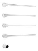 Wonzon & Woghand Dortmund Полотенцесушитель электрический 58х61h см, левое, цвет: белый матовый WW-A364-MW