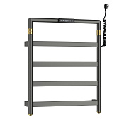 Wonzon & Woghand Koln Полотенцесушитель электрический 47,5х58h см, правое, цвет: темный графит WW-A6014-GM