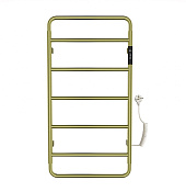 Wonzon & Woghand Wismar Полотенцесушитель электрический 47,5х90h см, правое, цвет: брашир. золото WW-AL202-BG