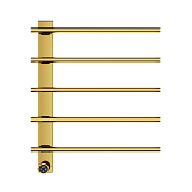 Wonzon & Woghand Nurnberg Полотенцесушитель электрический 52х63h см, левое, цвет: брашир. золото WW-AL345-BG