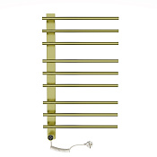 Wonzon & Woghand Nurnberg Полотенцесушитель электрический 52х90h см, левое, цвет: браширован. золото WW-AL349-BG