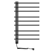 Wonzon & Woghand Nurnberg Полотенцесушитель электрический 52х90h см, левое, цвет: темный графит WW-AL349-GM