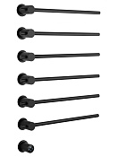 Wonzon & Woghand Baden Полотенцесушитель электрический 55,05х78,5h см, левое, цвет: черный матовый WW-AL366-MB