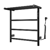 Wonzon & Woghand Bonn Полотенцесушитель электрический 47,5х49,95h см, правое, цвет: черный матовый WW-AL402-MB