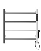 Wonzon & Woghand Bonn Полотенцесушитель электр. 47,5х47h см, правое, цвет: брашированный никель WW-AL404-BR