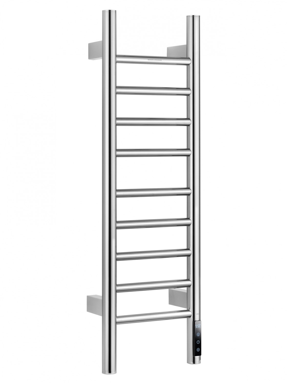 Wonzon & Woghand Bonn Полотенцесушитель электрический 25х80h см, цвет: хром глянцевый WW-AL4092-CR