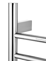 Wonzon & Woghand Bonn Полотенцесушитель электрический 25х80h см, цвет: хром глянцевый WW-AL4092-CR