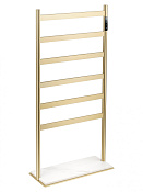 Wonzon & Woghand Essen Полотенцесушитель электрический 47,5х96h см, правое, цвет: браширован. золото WW-A406-BG