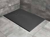 Radaway Kyntos F Поддон для душа из композита, 160х90х3h см под решетку, цвет: antracite HKF16090-64