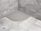 Radaway Kyntos A Поддон для душа из композита, 90х90х3h см под решетку, цвет: cemento HKA9090-74