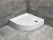 Radaway Laros A Compact Поддон для душа из акрила, 85х85х17h см, цвет: белый глянцевый SLA8585-01