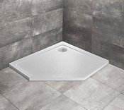 Radaway Doros PT E Поддон для душа из акрила, 100х80х5h см, правый, цвет: stone white SDRPT1080-01-04SR