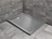 Radaway Doros F Поддон для душа из акрила, 140х90х5,5h см, цвет: stone anthracite SDRF1490-01-64S