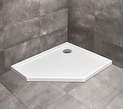 Radaway Doros Plus PT E Поддон для душа из акрила, 100х90х4h см, правый, цвет: белый глянцевый SDRPTP1090-01R