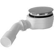 Radaway Сифон для душевого поддона с верхней очисткой, пластиковый, цвет: черный R580B