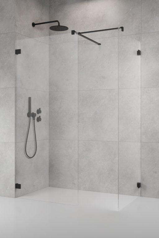 Radaway Штанга душевого ограждения промежуточная, цвет: black 389000-54