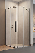 Radaway Furo KDD Душевая дверь, левая 8 мм, Easy Clean 120х200h см, цвет: brushed gunmetal 10105120-92-01L