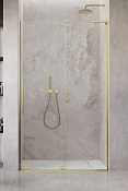 Radaway Furo DWJ Душевая дверь в нишу, правая 8 мм, Easy Clean 52,2х200h см, цвет: brushed gold 10307522-99-01R