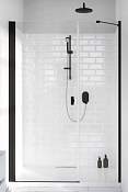 Radaway Nes DWS I Душевая дверь, левая, прозрачная 6 мм, Easy Clean 140х200h см, цвет: black 10028140-54-01L