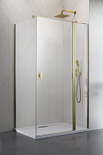Radaway Nes KDJ II Душевая дверь, правая 5 мм, Easy Clean 90х200h см, цвет: brushed gold 10032090-99-01R