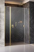 Radaway Nes DWJS Душевая дверь в нишу, правая 6 мм, Easy Clean 130х200h см, цвет: brushed gold 10038130-99-01R