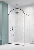 Radaway Volta II Душевое ограждение walk-in 8 мм, Easy Clean 100-160х200-271h см, цвет: black 10201016-54-56R