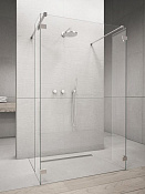 Radaway Euphoria Walk In W Фронтальная стенка прозр. 8 мм, Easy Clean 120х200h см, цвет: хром глянец 383144-01-01