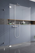 Radaway Euphoria Walk In W Фронтальная стенка, прозр. 8 мм, Easy Clean 90х200h см, цвет: хром глянец 383171-01-01