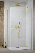 Radaway Essenza KDJ Душевая дверь, левая, прозрачная 6 мм, Easy Clean 100х200h см, цвет: gold 1385040-09-01L