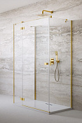 Radaway Essenza KDJ+S Душевая дверь, левая, прозрачная 6 мм, Easy Clean 110х200h см, цвет: gold 1385023-09-01L