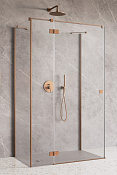 Radaway Essenza KDJ+S Душевая дверь, правая 6 мм, Easy Clean 90х200h см, цвет: brushed copper 1385020-93-01R