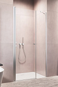 Radaway Eos DWS Душевая дверь в нишу, левая 6 мм, Easy Clean 110х197h см, цвет: хром глянец 137991-01-01L
